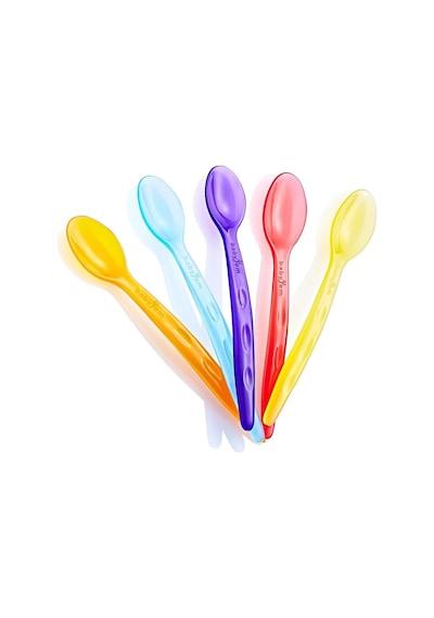 Babyjem Rengarenk Mama Kaşığı 5 Li Set