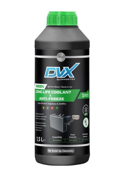 Divortex Dvx -35 Organik Yeşil Antifiriz 1,5 L