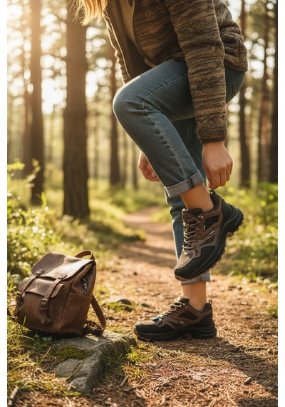Enoch Erkek Kahverengi Su İtici Outdoor Trekking Ayakkabısı - Kaymaz Taban Kamp Botu Kahve Enoch Erkek Kahverengi Su İtici Outdoor Trekking Ayakkabısı - Kaymaz Taban Kamp Botu Kahve