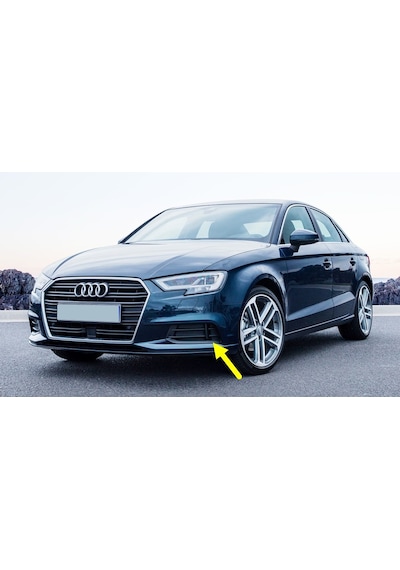 Audi A3 Sedan 17-20 Ön Tampon Sol Sis Kapağı Izgarası 8V5807681AA