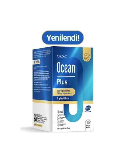 Orzax Ocean Plus 1200 Mg 50 Softjel Kapsül