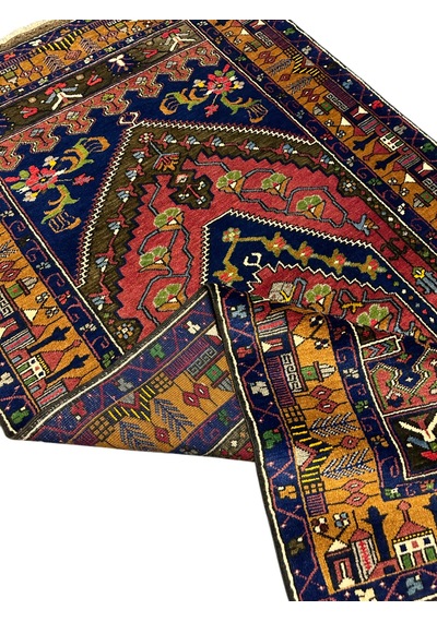 El Dokuması Sıfır Kemerli Yahyalı Halısı 115x210 Büyük Halı Kök Boya %100 Yün El Dokuması Sıfır Kemerli Yahyalı Halısı 115x210 Büyük Halı Kök Boya %100 Yün