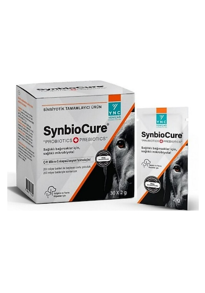 Ync Synbiocure Köpek Bağırsak Düzenleyici Probiyotik Toz 30x2 Gr - İshal Ve Gaz Önleyici