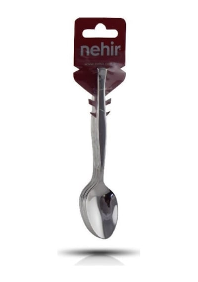 Nehir Zarif 6 Parça Çay Kaşığı Seti Gümüş