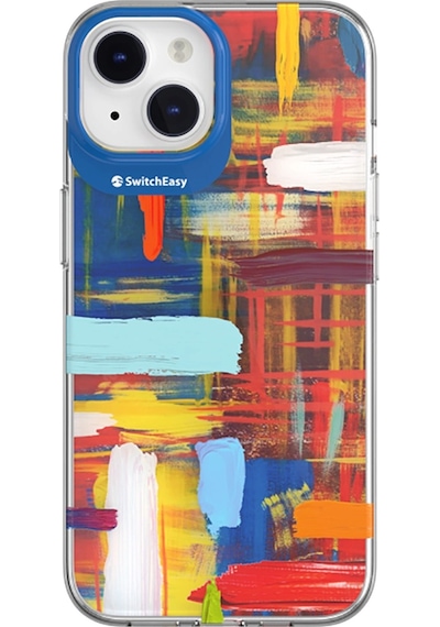 Apple Uyumlu iPhone 14 Kılıf Çift Imd Baskılı Lisanslı Switcheasy Artist Impasto Kapak Colorful