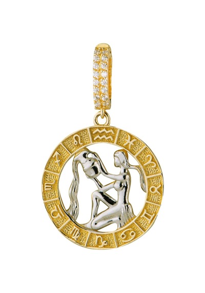 Kova Burç Altın Charm 2,83 Gr-6484