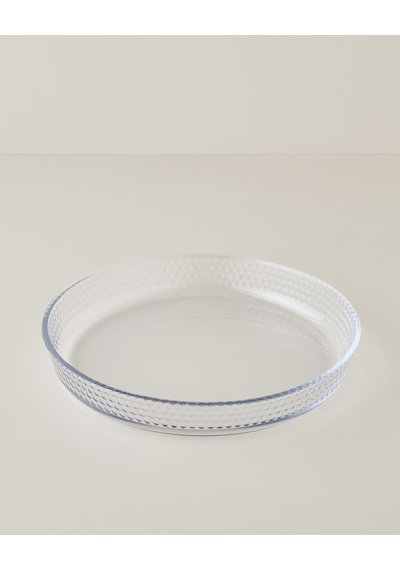 English Home Bake&serve Cam Yuvarlak Fırın Kabı 32x4,5 Cm Şeffaf Şeffaf