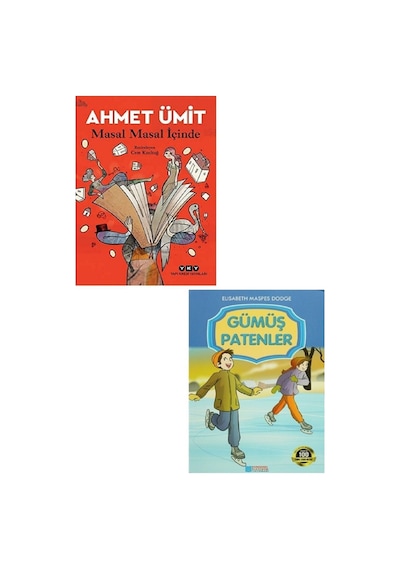 Evrensel İletişim Gümüş Patenlar + Ahmet Ümit Masal Masal İçinde 2 Kitap