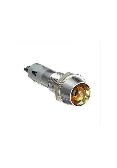 Ic-225 8mm Sinyal Lambası Metal 12v Sarı