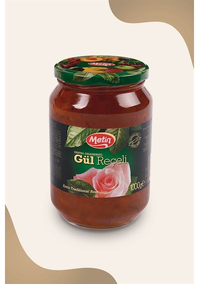 Metin Gül Reçeli Cam 1 KG