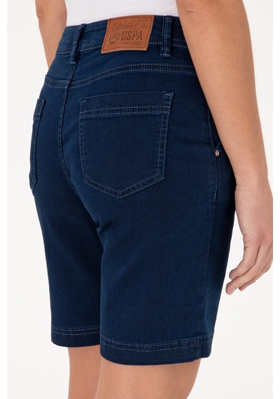 U.s. Polo Assn. Kadın Mavi Şort Jean 50305600-dn0022 Mıd Blue U.s. Polo Assn. Kadın Mavi Şort Jean 50305600-dn0022 Mıd Blue