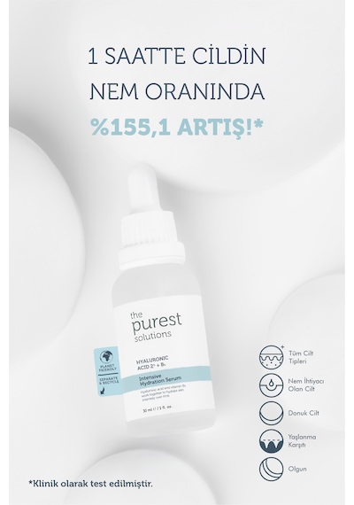 The Purest Solutions Nemlendirme Ve Canlandırma Etkili Cilt Bakım