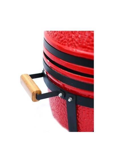 Kamado Seramik Mangal 40 Cm Kırmızı