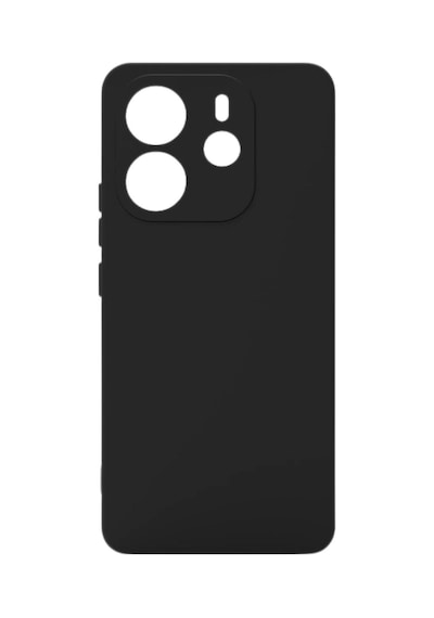 Xiaomi Redmi Note 14 4g Kılıf Kamera Korumalı Silikon Rubber Arka Kapak Siyah