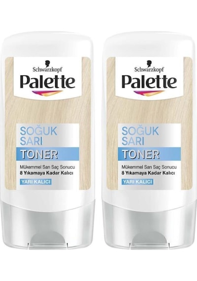 Palette Mükemmler Sarılar Saç Toneri - Soğuk Sarı Paketi