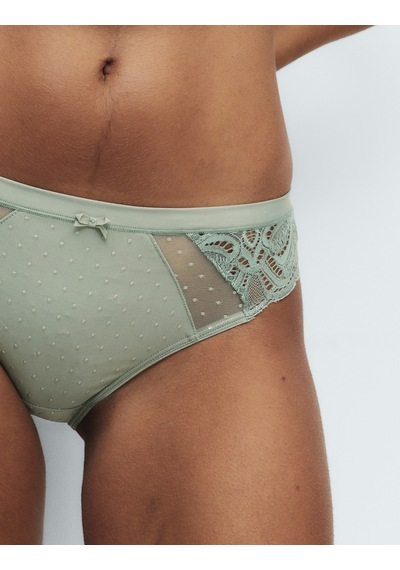 Marks & Spencer 3'lü Amelia Dantelli Bikini Külot Seti T61005760N Yeşil