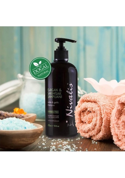 Nivalis Paraben İçermez Isırgan & Sarımsak Şampuanı 400 ML