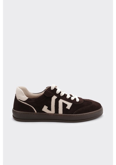 Derinet Hakiki Deri Comfort Taban Kadın Sneaker Kahve Süet Kahve Süet