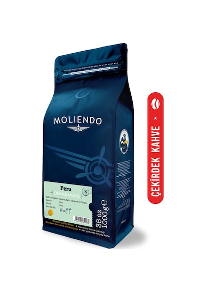 Moliendo Peru Chanchamayo Yöresel Çekirdek Kahve 1 KG