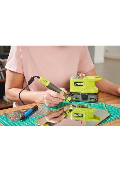 Ryobi Rrt18-0 Akülü Gravür Seti 15 Parça Akü Ve Şarj Cihazı Dahil Değildir - 5133004939