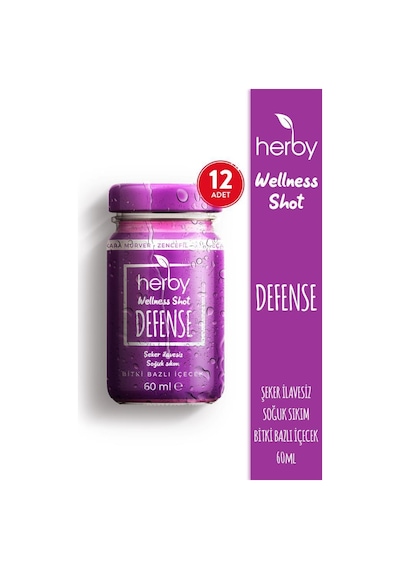 Herby Defense Shot  Bitki Bazlı İçecek X12