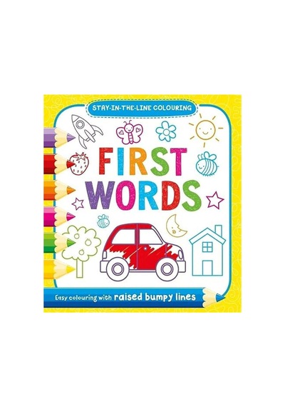 Stay İn Line Colouring: First Words