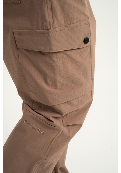 Airlife Verona Outdoor Zp-2 Erkek Kapaklı Cep Ve Ayarlanabilir Paçalı Pantolon Camel