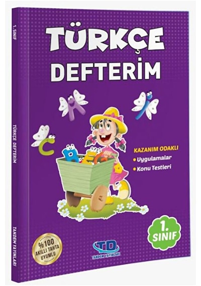 1. Sınıf Farklı Türkçe Defterim / Kolektif / Tandem Yayınları / 9786052285749