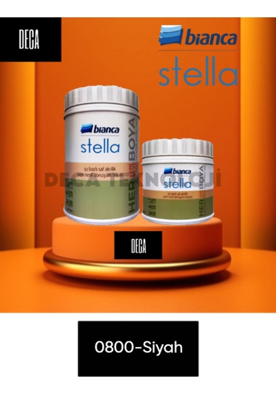 Stella Boya 1lt-siyah Dolap-fayans-cam-plastik-ahşap Diğer