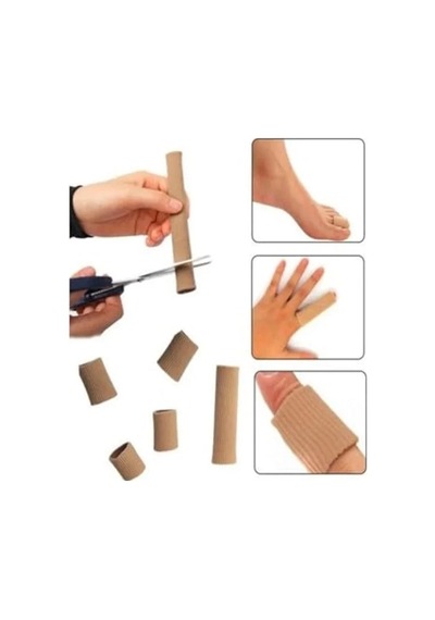 El Ayak Parmak Koruyucu Silikon Tüp, 7 Cm, Tırnak Batması Koruma