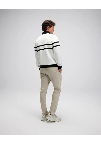 Ellesse Yarım Fermuarlı Erkek Sweatshirt Em619 Ekru