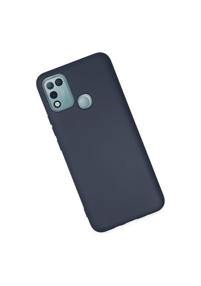 Newface İnfinix Hot 10 Play Kılıf Nano İçi Kadife Silikon - Lacivert