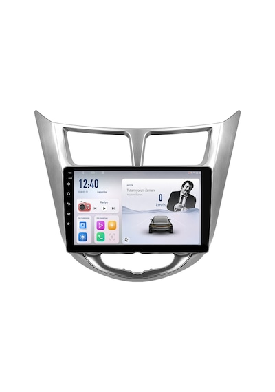 Hyundai Accent Blue Android Multimedya 2011-2019 Carplay Android Auto Navigasyon 4gb Ram 32gb 9"