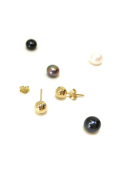 6mm Top Vidalı Küpe 14 Ayar Altın Hd Videolu