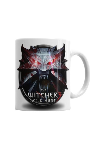 Wolf The Witcher Kupa Bardak Porselen Karışık