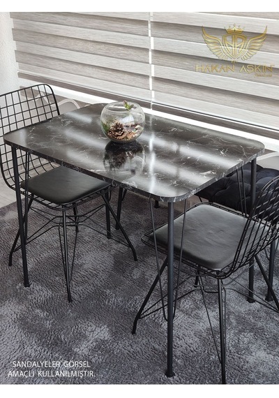 By Hakan Aşkın Metal Ayaklı 60x90 Cm Tek Masa Black Marble Eclipse 2024 Mutfak - Balkon - Çalışma Masası Parlak Siyah Mermer Desen By Hakan Aşkın Metal Ayaklı 60x90 Cm Tek Masa Black Marble Eclipse 2024 Mutfak - Balkon - Çalışma Masası Parlak Siyah Mermer Desen