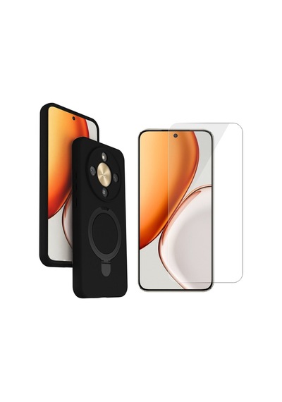 Teleplus Honor X9d Kılıf Samara Yüzüklü Kılıf Ve Nano Ekran Koruyucu