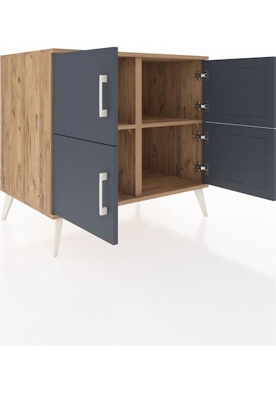 Kronos Şifonyer 2 Raflı 4 Kapaklı 88x59x80 Çam-antrasit/çam Antrasit/çam Kronos Şifonyer 2 Raflı 4 Kapaklı 88x59x80 Çam-antrasit/çam Antrasit/çam
