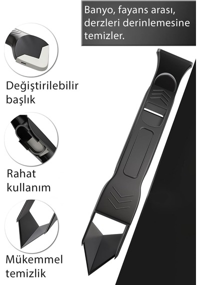 Fayans Ve Derz Temizleyici Bıçak Paslanmaz Çelik Fayans Arası Temizleyici Derz Dolgu Aleti Silikon S