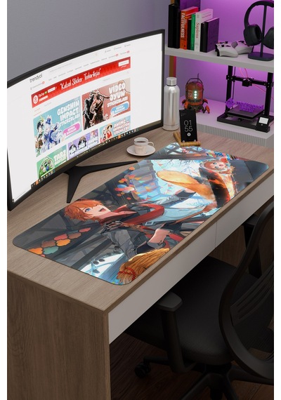 Childe Genshin Impact Anime Gacha V2 - 90x40 Xxl Gaming Mouse Pad Fare Altlığı