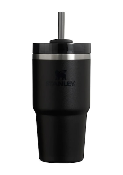 Stanley Quencher H2.o Flowstate Tumbler Siyah Pipetli Termos 0.6l Siyah