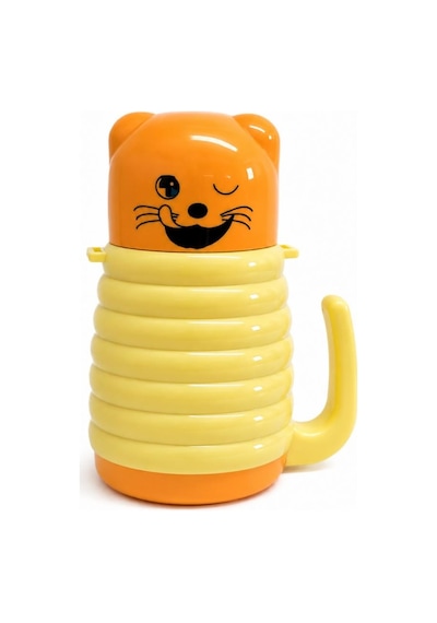 Çocuk Çelik Matara - Emojili - 350 Ml - Sarı - 200339 Diğer