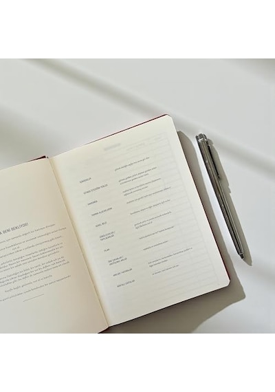 Travel Journal Sert Kapaklı Seyahat Günlüğü, A5 Boyutunda, Planlama &amp Anı Alanı Anı Defteri Kiremit Genel