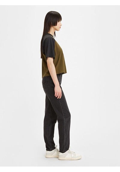 Levi's Kadın Siyah Yüksek Bel 80's Mom Jeans Kot Pantolon - A9385-0000-2667 Gri