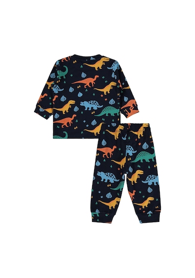 Civil Baby Dinozorlu 6-18 Ay Pijama Takımı - Lacivert
