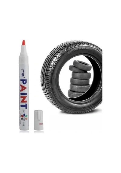 Sunup M101 Kırmızı Araç Motosiklet Lastik Boya Kalemi