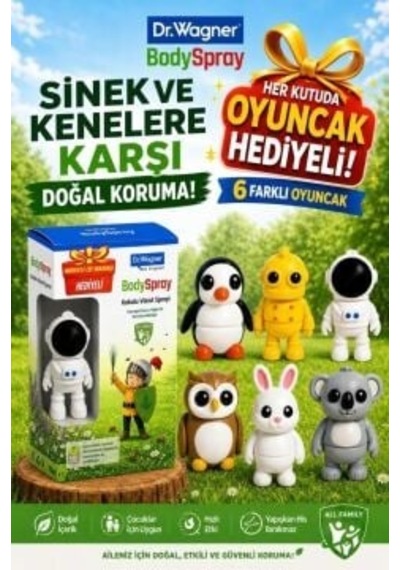 Dr. Wagner Body Spray Vücut Spreyi 100 Ml + Oyuncak