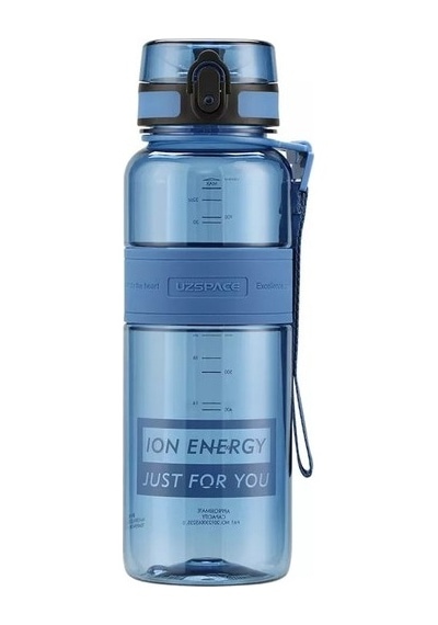 Uzspace 1000ml Su Matarası Büyük Boy Mavi