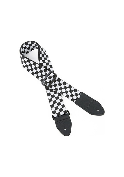 Raymond Joes RJGAS Gitar Askısı Dama White Plaid (88-146 cm)