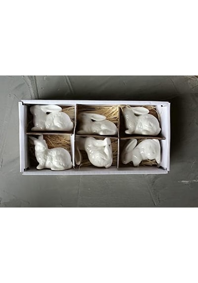 Co-op Beyaz Seramik Tavşanlar, 6 Lı Set